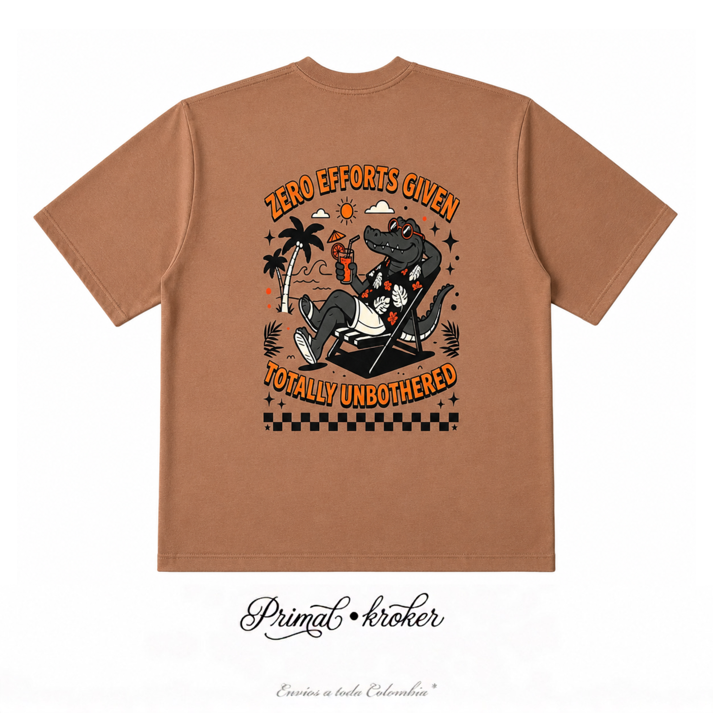 Camiseta Oversize 'Kroker Brown' - Drop 01.