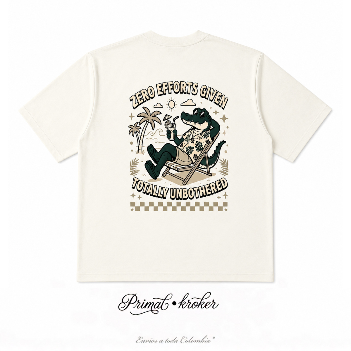 Camiseta Oversize 'Kroker White' - Drop 01.
