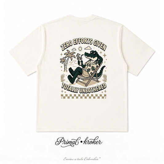 Camiseta Oversize 'Kroker White' - Drop 01.