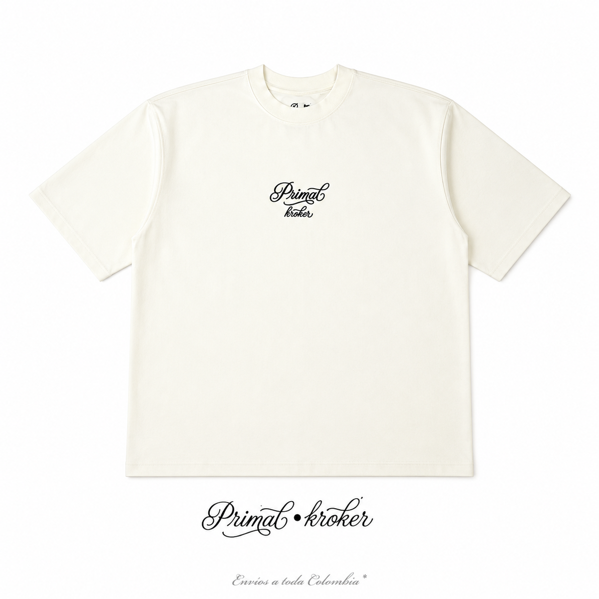 Camiseta Oversize 'Kroker Beige' - Drop 01.