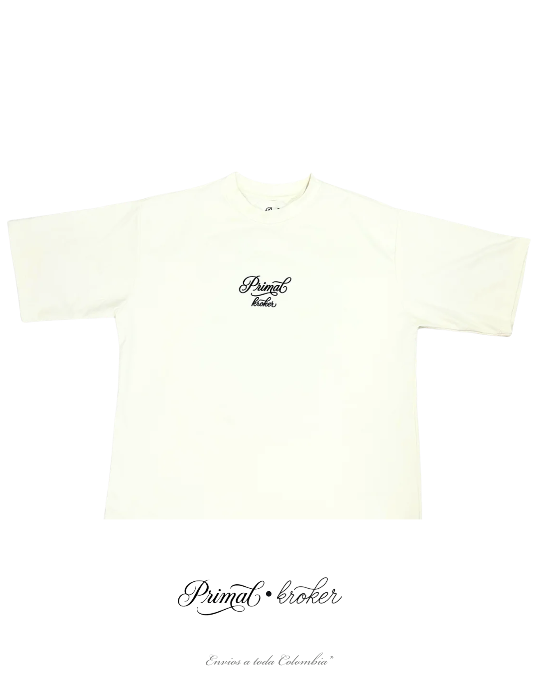 Camiseta Oversize 'Kroker Beige' - Drop 01.