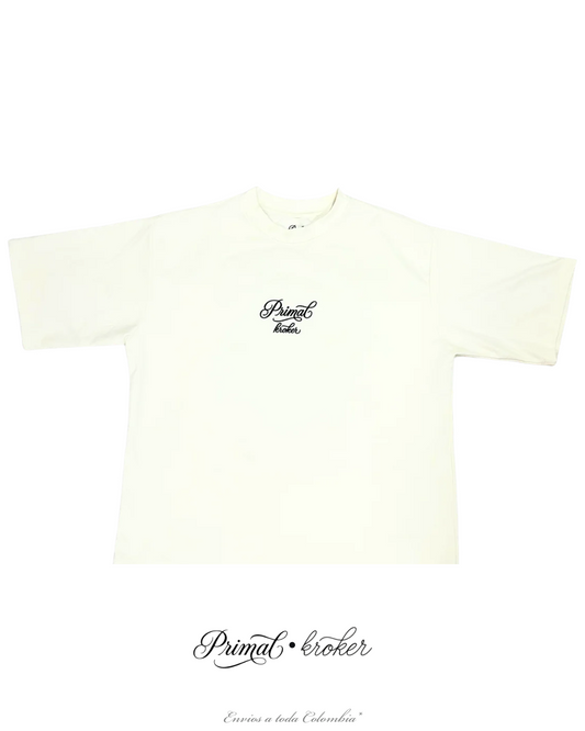 Camiseta Oversize 'Kroker Beige' - Drop 01.