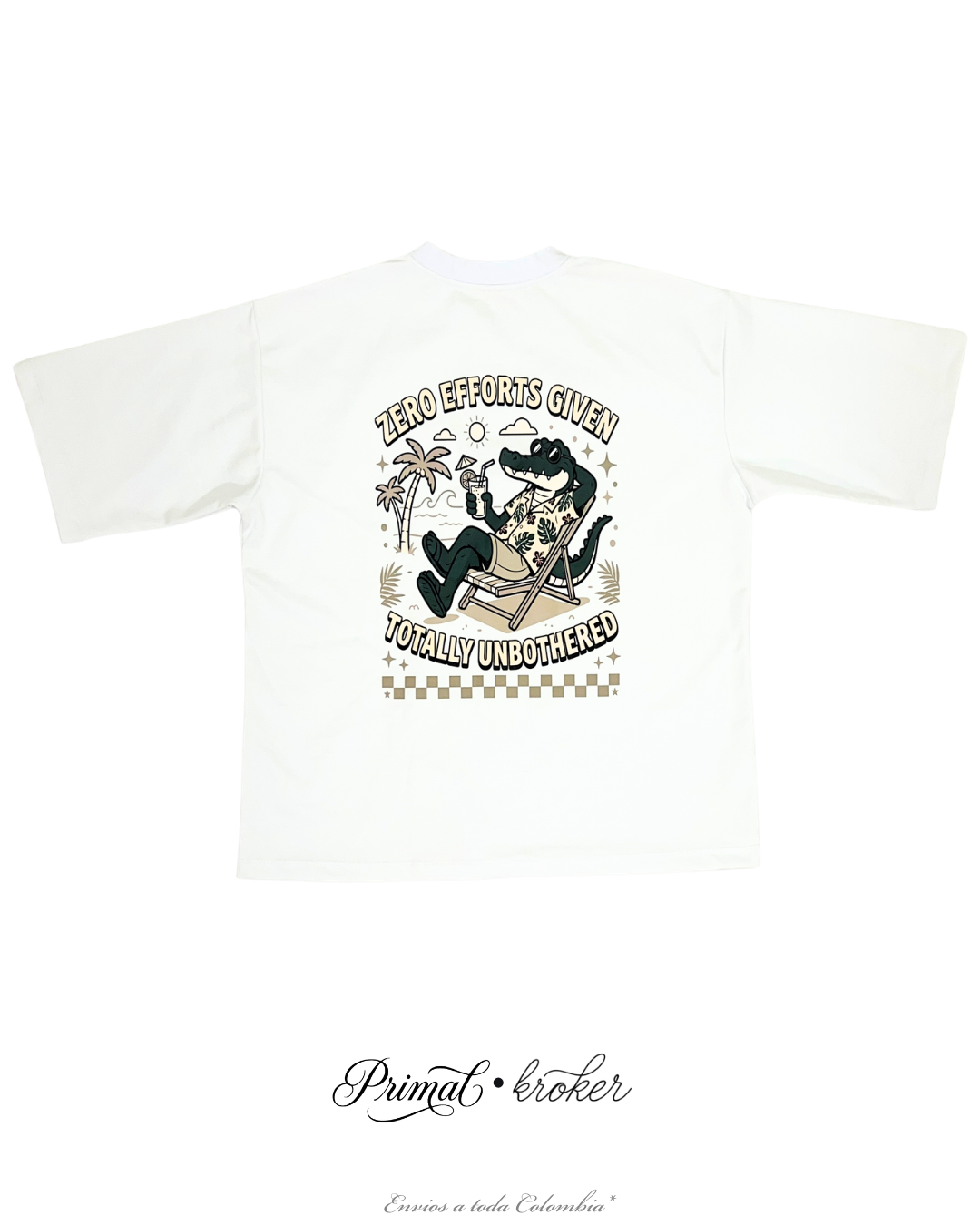 Camiseta Oversize 'Kroker White' - Drop 01.