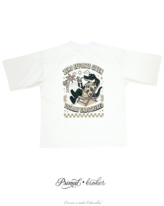 Camiseta Oversize 'Kroker White' - Drop 01.