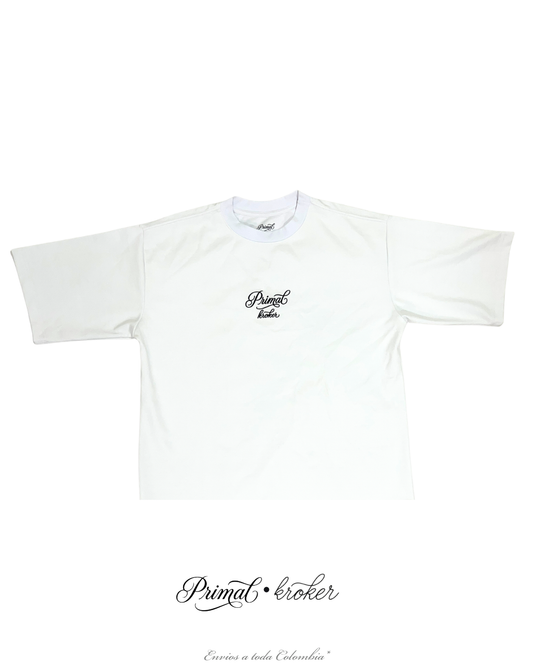 Camiseta Oversize 'Kroker White' - Drop 01.