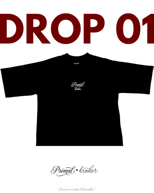 Camiseta Oversize 'Kroker Black' - Drop 01.